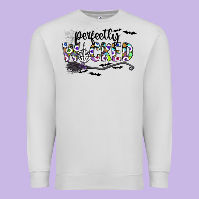 Perfectly Wicked Premium Sweatshirt Designed By Cowhidedigitalart