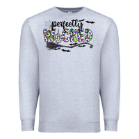 Heather Grey Perfectly Wicked Premium Sweatshirt - CowhideDigitalArt