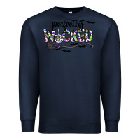Navy Perfectly Wicked Premium Sweatshirt - CowhideDigitalArt