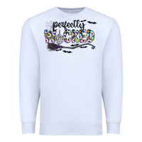 White Perfectly Wicked Premium Sweatshirt - CowhideDigitalArt
