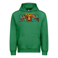 Emerald highland cow mom Urban Hoodie - Jasminsmagicworld