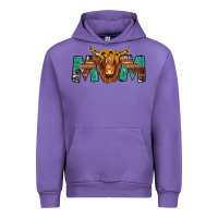 Tulip highland cow mom Urban Hoodie - Jasminsmagicworld