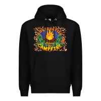 Black life is better around the campfire Premium Hoodie - BarkalooDesign