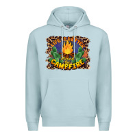 Blue Mist life is better around the campfire Premium Hoodie - BarkalooDesign