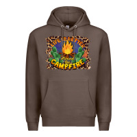 Coffee life is better around the campfire Premium Hoodie - BarkalooDesign
