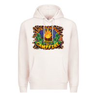 Pale Pink life is better around the campfire Premium Hoodie - BarkalooDesign