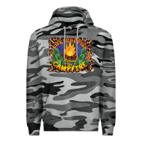 Slate Camo life is better around the campfire Premium Hoodie - BarkalooDesign