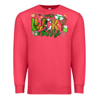 Cardinal st patricks day one lucky nurse Premium Sweatshirt - Neo Western