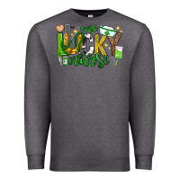 Charcoal Heather st patricks day one lucky nurse Premium Sweatshirt - Neo Western
