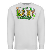 Dove Grey st patricks day one lucky nurse Premium Sweatshirt - Neo Western