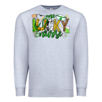 Heather Grey st patricks day one lucky nurse Premium Sweatshirt - Neo Western
