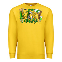 Lemon st patricks day one lucky nurse Premium Sweatshirt - Neo Western