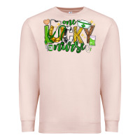 Pale Pink st patricks day one lucky nurse Premium Sweatshirt - Neo Western