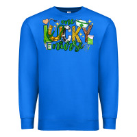 True Royal st patricks day one lucky nurse Premium Sweatshirt - Neo Western
