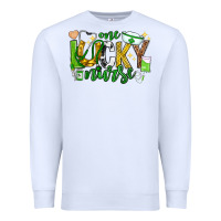 White st patricks day one lucky nurse Premium Sweatshirt - Neo Western