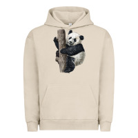 Pigment French Oak Giant Panda Urban Hoodie - LillyAllenDesigns