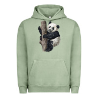 Pigment Oil Green Giant Panda Urban Hoodie - LillyAllenDesigns