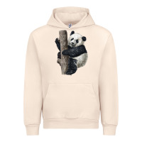 Sandshell Giant Panda Urban Hoodie - LillyAllenDesigns