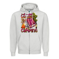 Just A Girl Who Loves Camping Zipper Hoodie | Teevron