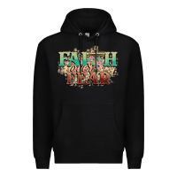 Black faith over fear cross Premium Hoodie - NancyCooperArtShop