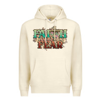 Faith Over Fear Cross Premium Hoodie | Teevron