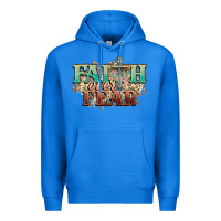 True Royal faith over fear cross Premium Hoodie - NancyCooperArtShop