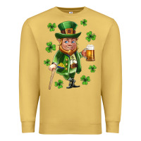 Antique Gold st patricks elf Premium Sweatshirt - Neo Western