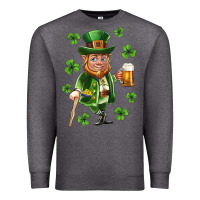 Charcoal Heather st patricks elf Premium Sweatshirt - Neo Western