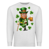 Oatmeal Heather st patricks elf Premium Sweatshirt - Neo Western
