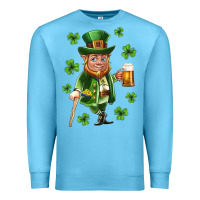 Ocean Blue st patricks elf Premium Sweatshirt - Neo Western