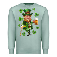 Seafoam st patricks elf Premium Sweatshirt - Neo Western