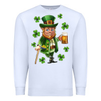 White st patricks elf Premium Sweatshirt - Neo Western