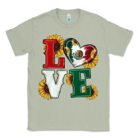 Matcha Mexican Flag With Sunflowers Love Classic Tee - RanaPortraitStore