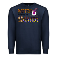 Navy Witch Better Have My Candy Premium Sweatshirt - CowhideDigitalArt