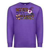 Purple Witch Better Have My Candy Premium Sweatshirt - CowhideDigitalArt