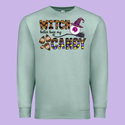 Witch Better Have My Candy Premium Sweatshirt Designed By Cowhidedigitalart