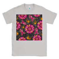 Moon Dust breast cancer sunflower seamless pattern Classic Tee - BundleAndBundleShop