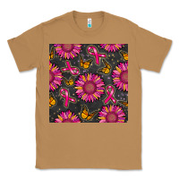 Toasted Coconut breast cancer sunflower seamless pattern Classic Tee - BundleAndBundleShop