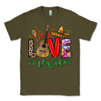 Army Green Love Mexico Classic Tee - RanaPortraitStore