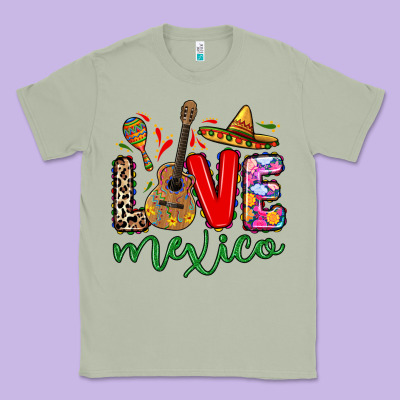 Love Mexico Classic Tee Designed By Ranaportraitstore