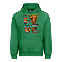 Emerald love highland cow Urban Hoodie - Jasminsmagicworld