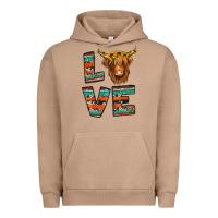 Pigment Burro love highland cow Urban Hoodie - Jasminsmagicworld