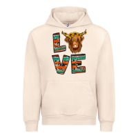 Sandshell love highland cow Urban Hoodie - Jasminsmagicworld
