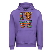 Tulip love highland cow Urban Hoodie - Jasminsmagicworld