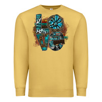 Antique Gold love Premium Sweatshirt - SublimationCraftShop