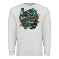 Dove Grey love Premium Sweatshirt - SublimationCraftShop