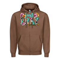 Chestnut just pray Zipper Hoodie - texasbilliewilder