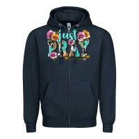 Navy just pray Zipper Hoodie - texasbilliewilder