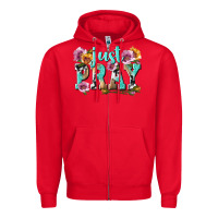 Red just pray Zipper Hoodie - texasbilliewilder