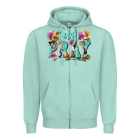 Seafoam just pray Zipper Hoodie - texasbilliewilder